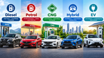 Which Can Be the Best Fuel Type for Cars in 2026: Petrol, Diesel, CNG, Hybrid or EV?
