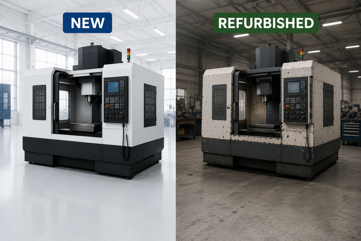 New vs Refurbished Industrial Machines Knowledge Hub: Industry Trends, Equipment Evaluation, and Manufacturing Insights